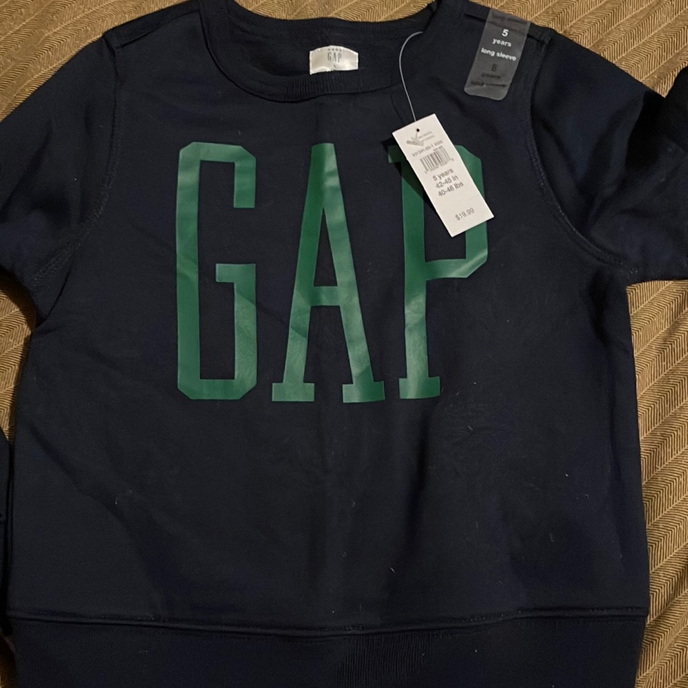 Navy blue sweat shirt